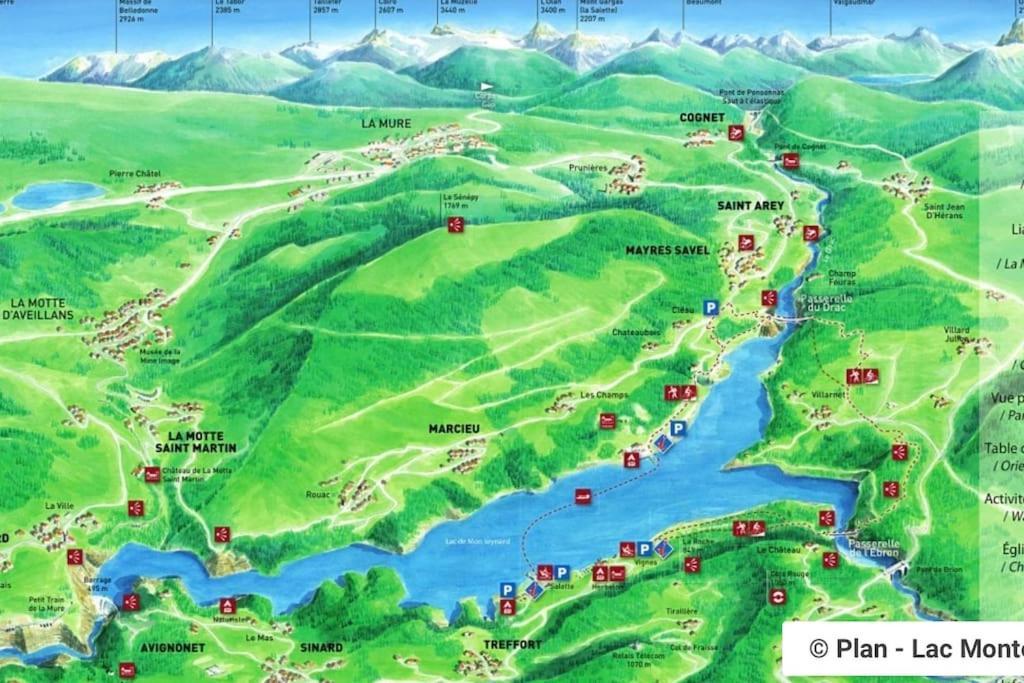 Grenoble Sud Varces Suite Privatisee Au Pied Des Montagnes Exterior photo